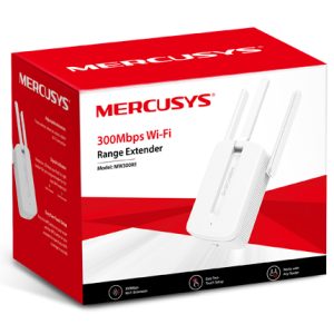 Extensor de Rango WiFi Mercusys MW300RE 300Mbps | Triple Antena para Máxima Cobertura