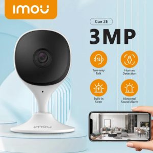 cámara de seguridad imou cue 2 2k (3mp) wifi | detección humana y sirena integrada